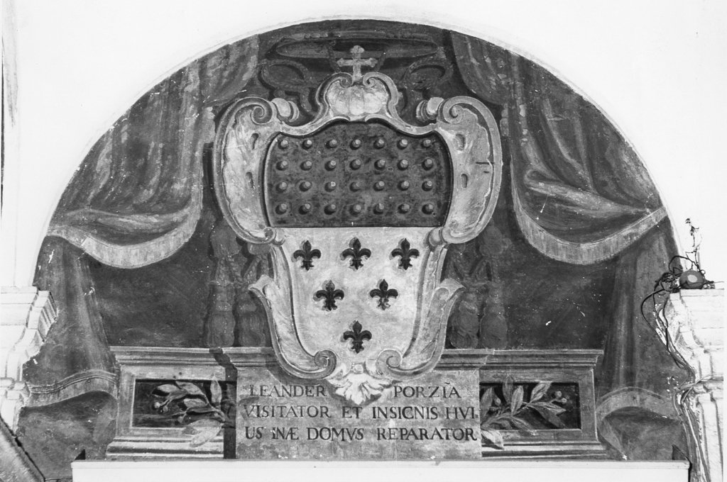 stemma del Cardinale Leandro Porzia (dipinto, complesso decorativo) - ambito rom